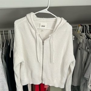 AERIE KNIT CROPPED JACKET